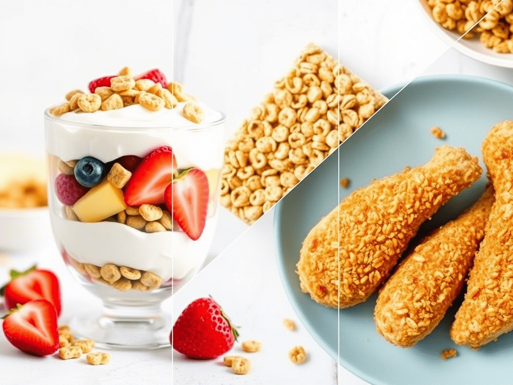 “creative ways to use gluten free cereal for bars, parfaits, and cooking”