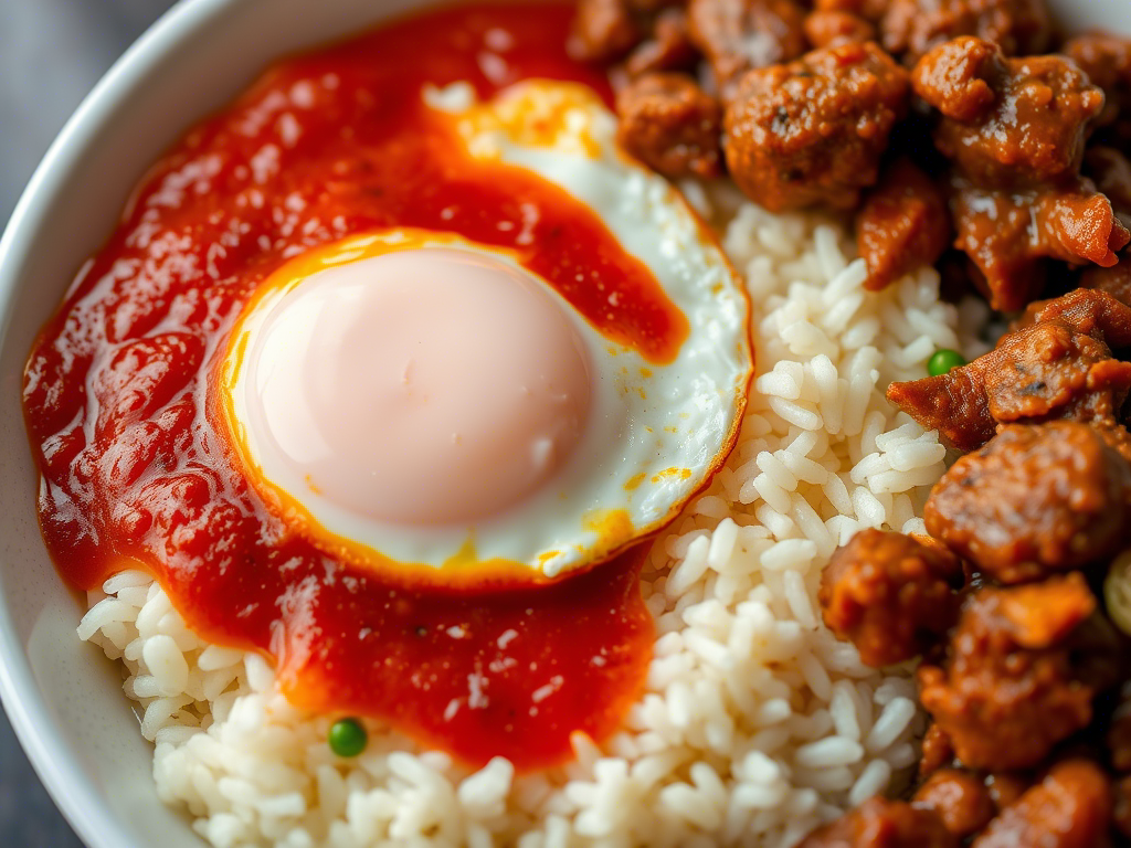A vibrant and diverse collection of rice bowl restaurant dishes from across the U.S., highlighting popular spots like Rice Bowl Chinese Restaurant, restaurants in Mandan ND, Chinese restaurants Bismarck ND, and Indonesian restaurant Houston Texas, showcasing rich textures, colorful ingredients, and authentic cultural flavors in beautifully presented meals.