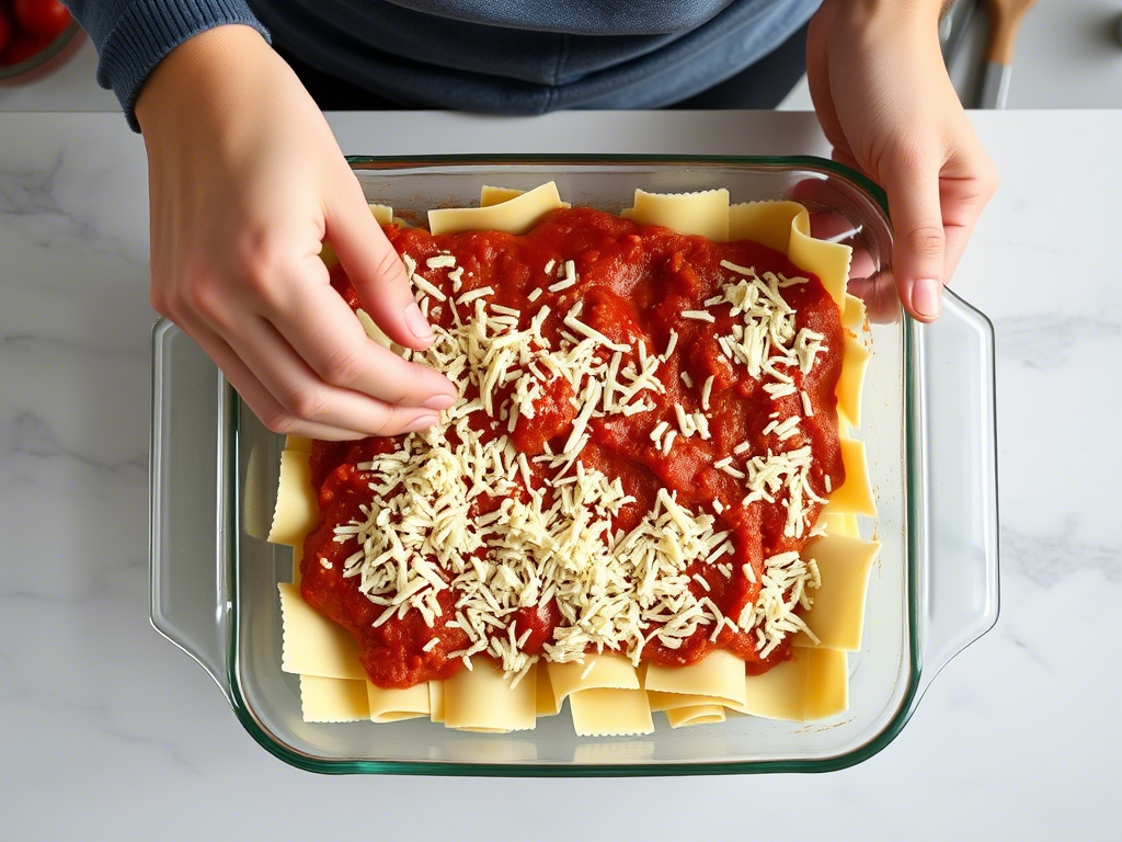how do you make lasagna using an easy lasagna recipe with proper layers