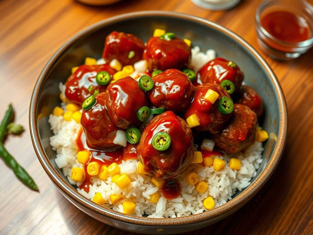 Frozen meatball recipe for BBQ bowl using the best frozen meatballs and flavorful frozen meatball recipes