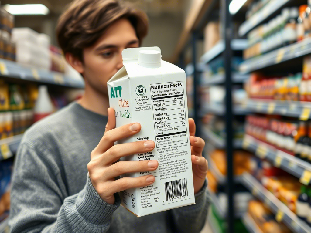 Two glasses of creamy oat milk with certified gluten-free oats versus regular oats - visual guide for gluten-conscious consumers