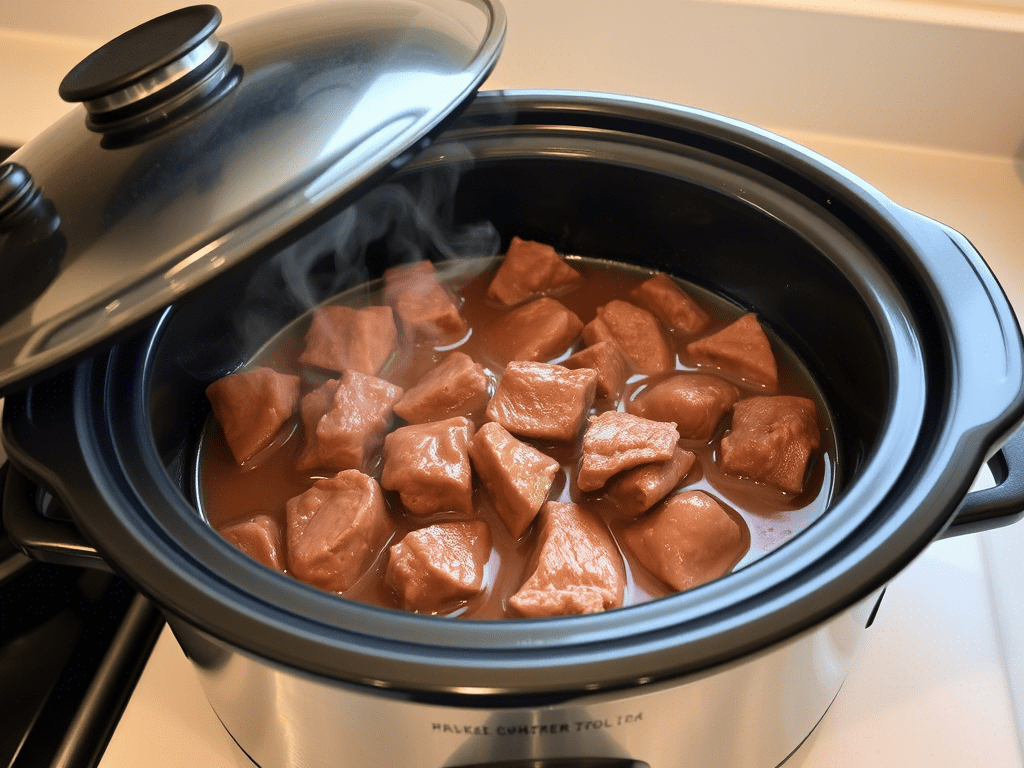 How to cook shredded beef step-by-step