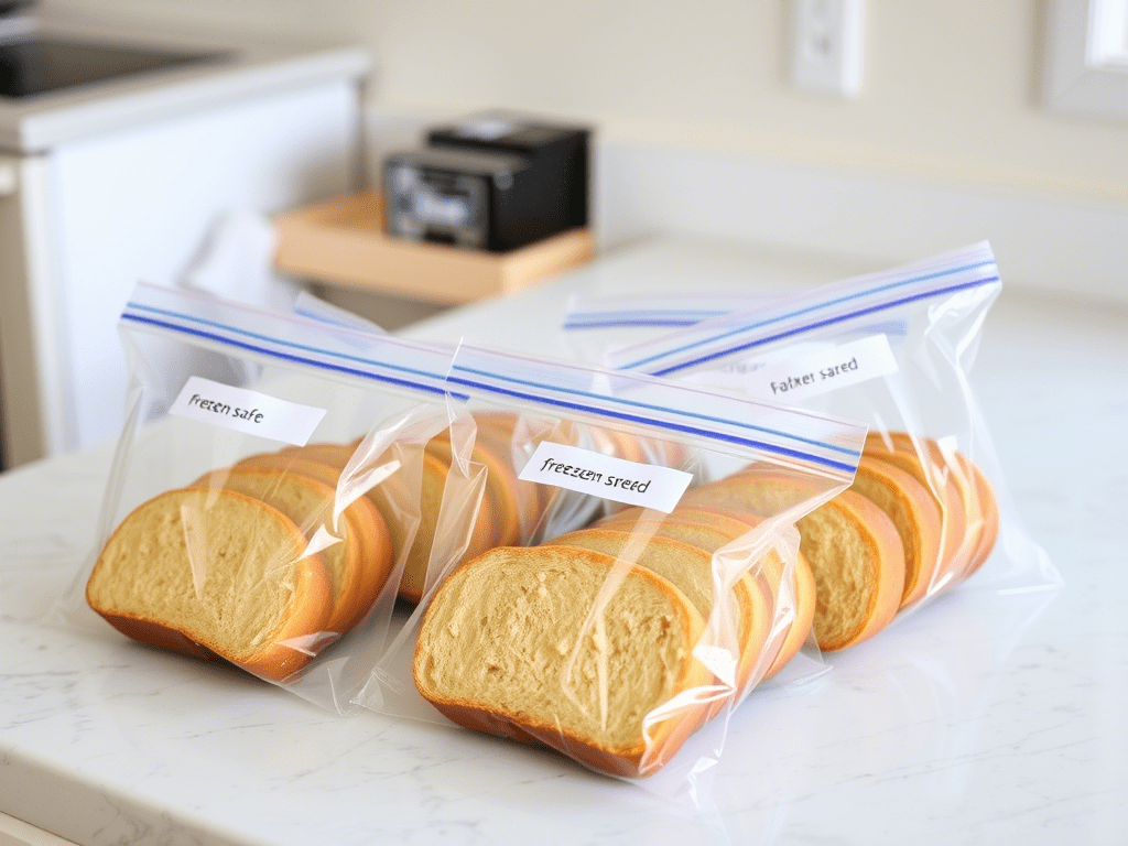 “how to freeze bisquick banana bread slices for storage”