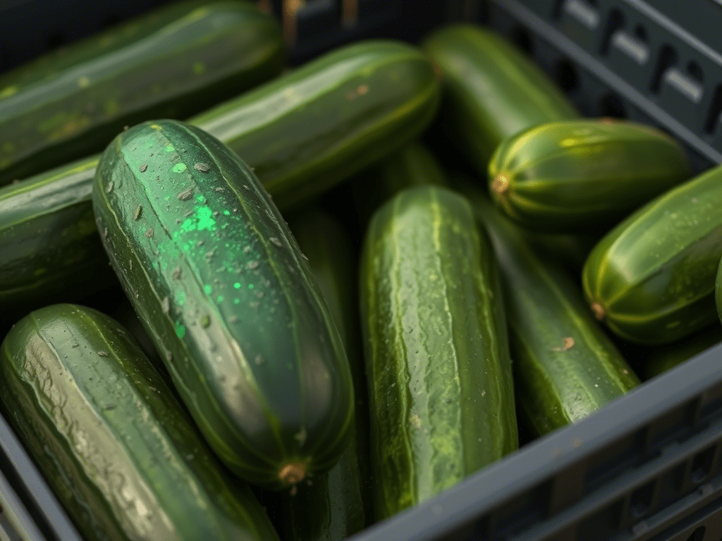 spotting contaminated cucumber in a batch