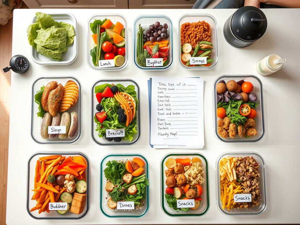 vegan meal prep