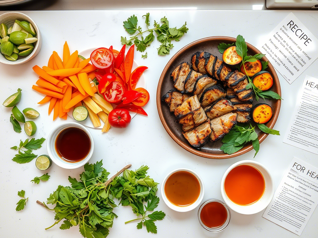 A vibrant rice bowl express meal featuring a beautifully arranged chicken rice bowl, surrounded by colorful bowl meals, detailed chicken and rice bowl recipe components, and inspiring rice bowl ideas, all captured in a fresh, appetizing presentation.