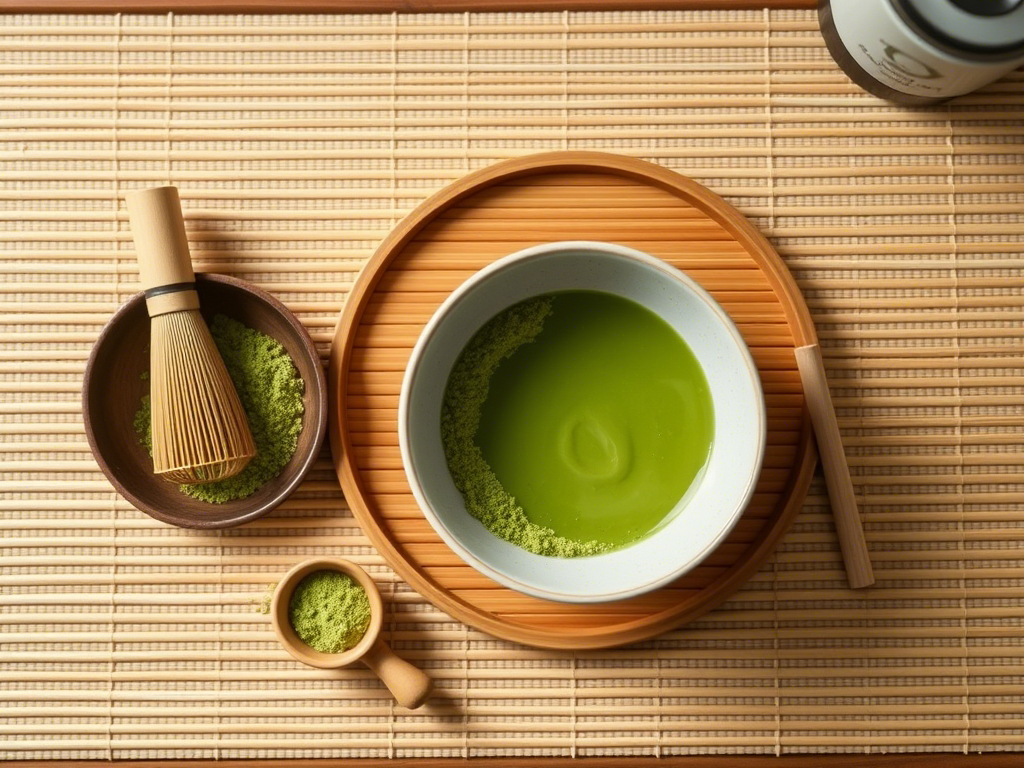how to make matcha with traditional Japanese tea tools