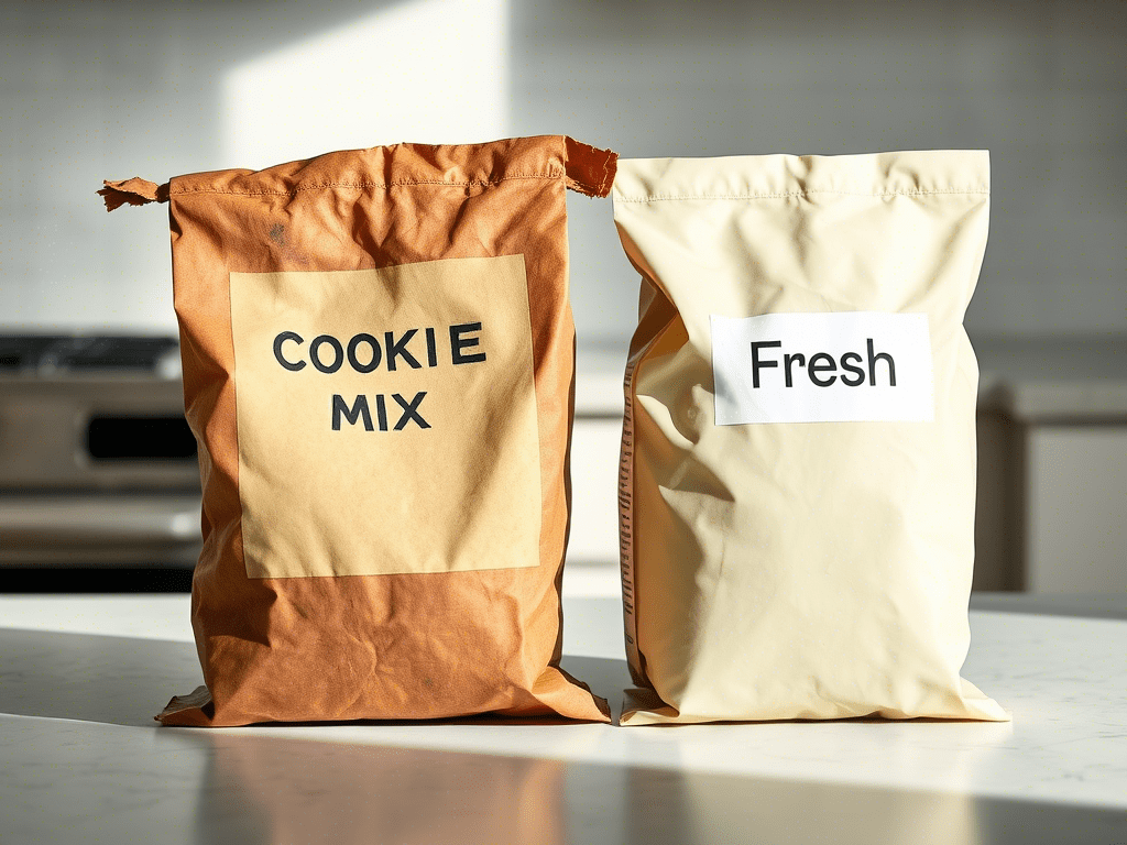 “does cookie mix go bad example with expired vs fresh box of cookie mix”