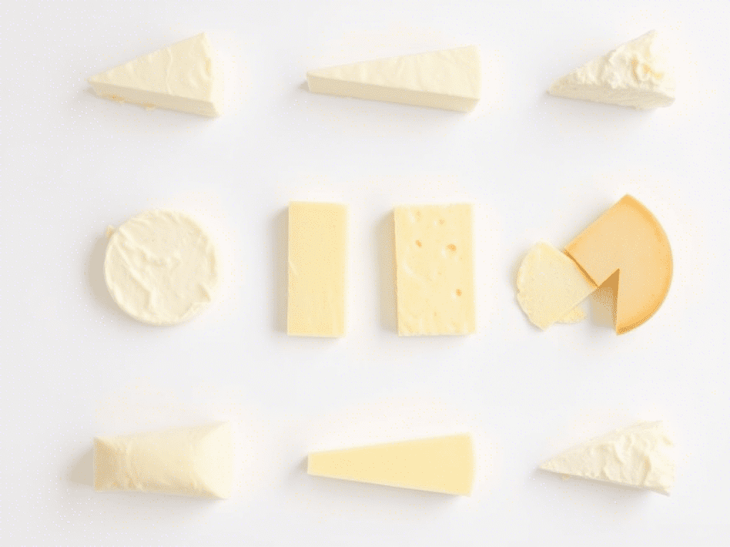 “Common cheese varieties often involved in Aldi recalls, displayed for visual comparison”