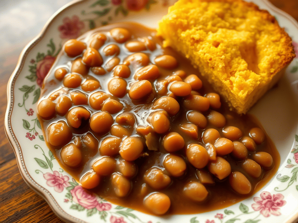 Southern-style pinto beans and cornbread recipe from grandma’s kitchen