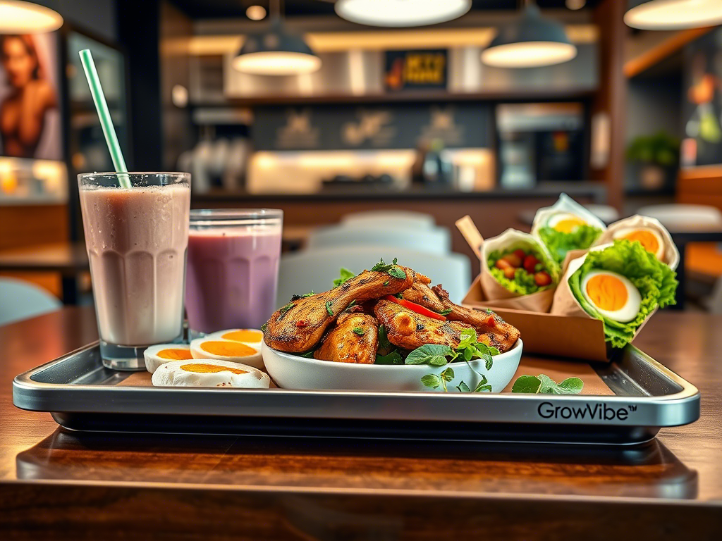 high protein fast food
